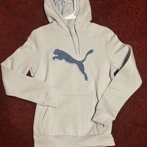 Puma women’s Light Gray Hoodie